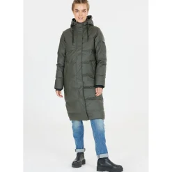 Weather Report Audrey PU Puffer Parka Vinterjakke Dame