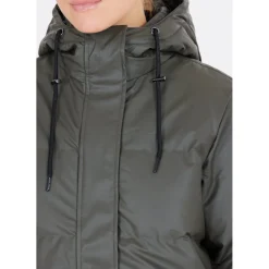 Weather Report Audrey PU Puffer Parka Vinterjakke Dame