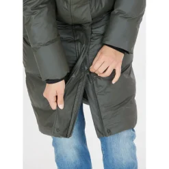 Weather Report Audrey PU Puffer Parka Vinterjakke Dame