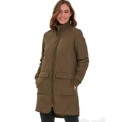 Weather Report Eilish Long Quilted Termojakke Dame