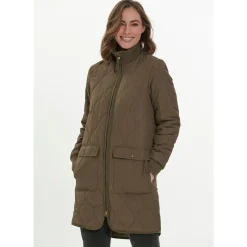 Weather Report Eilish Long Quilted Termojakke Dame