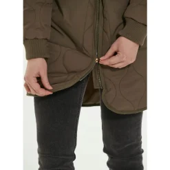 Weather Report Eilish Long Quilted Termojakke Dame