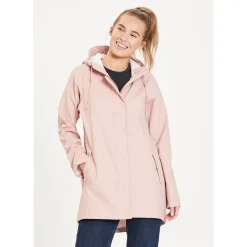 Weather Report Petra PU Regnfrakke Dame, pink