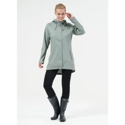 Weather Report Petra PU Regnfrakke Dame, agave