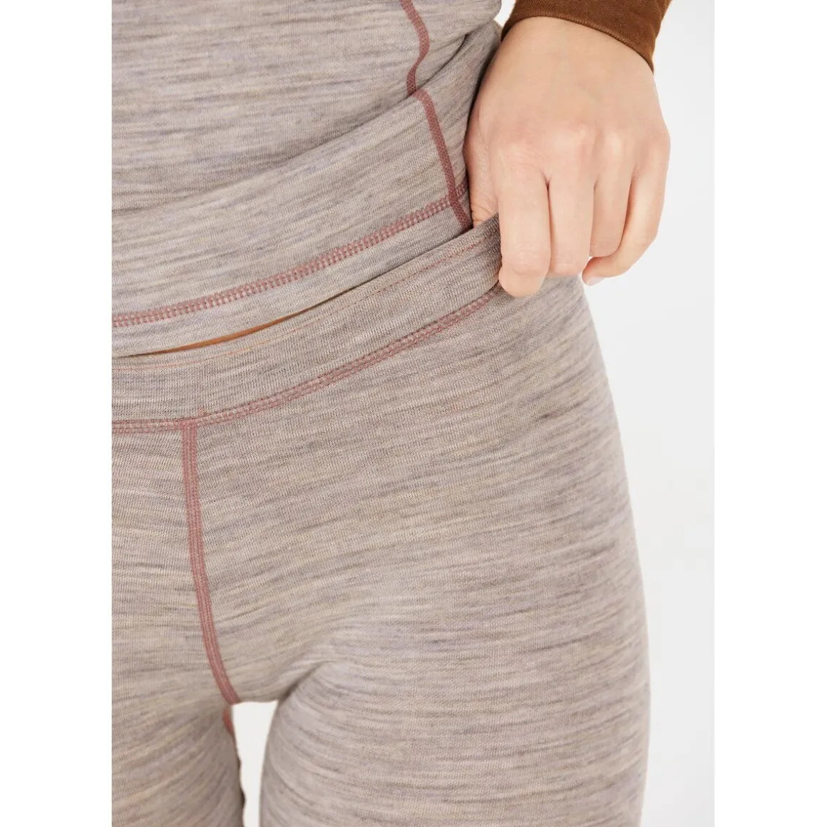 Whistler Camea Merino Uld Skiunderbukser Dame, light grey