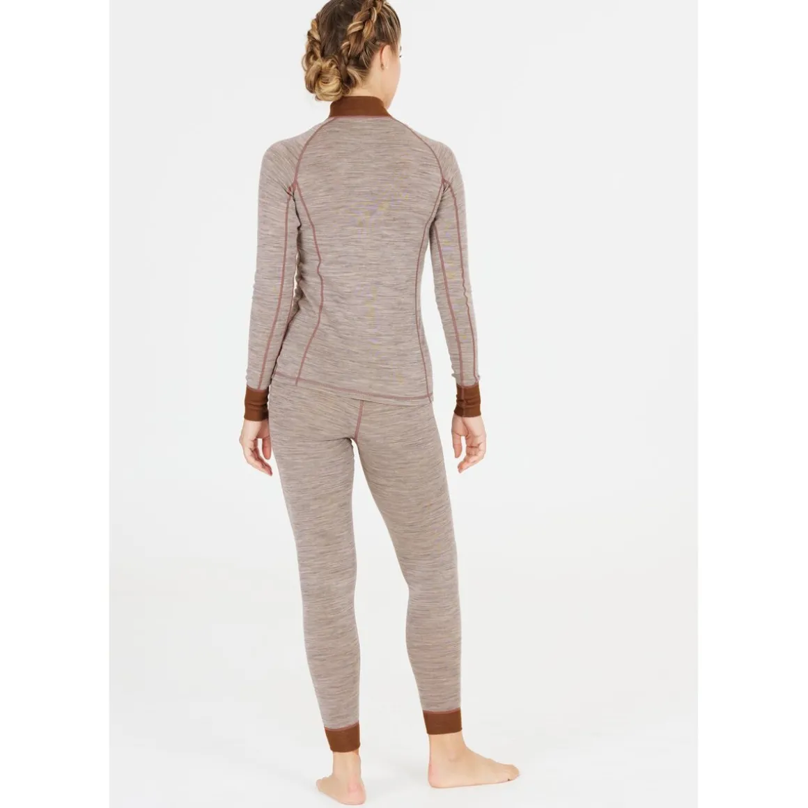 Whistler Camea Merino Uld Skiunderbukser Dame, light grey