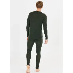 Whistler Cerro Merinould Skiundertøjssæt Herre, deep forest