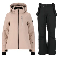 Whistler Drizzle W-Pro 10.000 Skisæt Dame, simply taupe