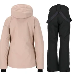 Whistler Drizzle W-Pro 10.000 Skisæt Dame, simply taupe