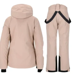 Whistler Drizzle W-Pro 10.000 Skisæt Dame, simply taupe