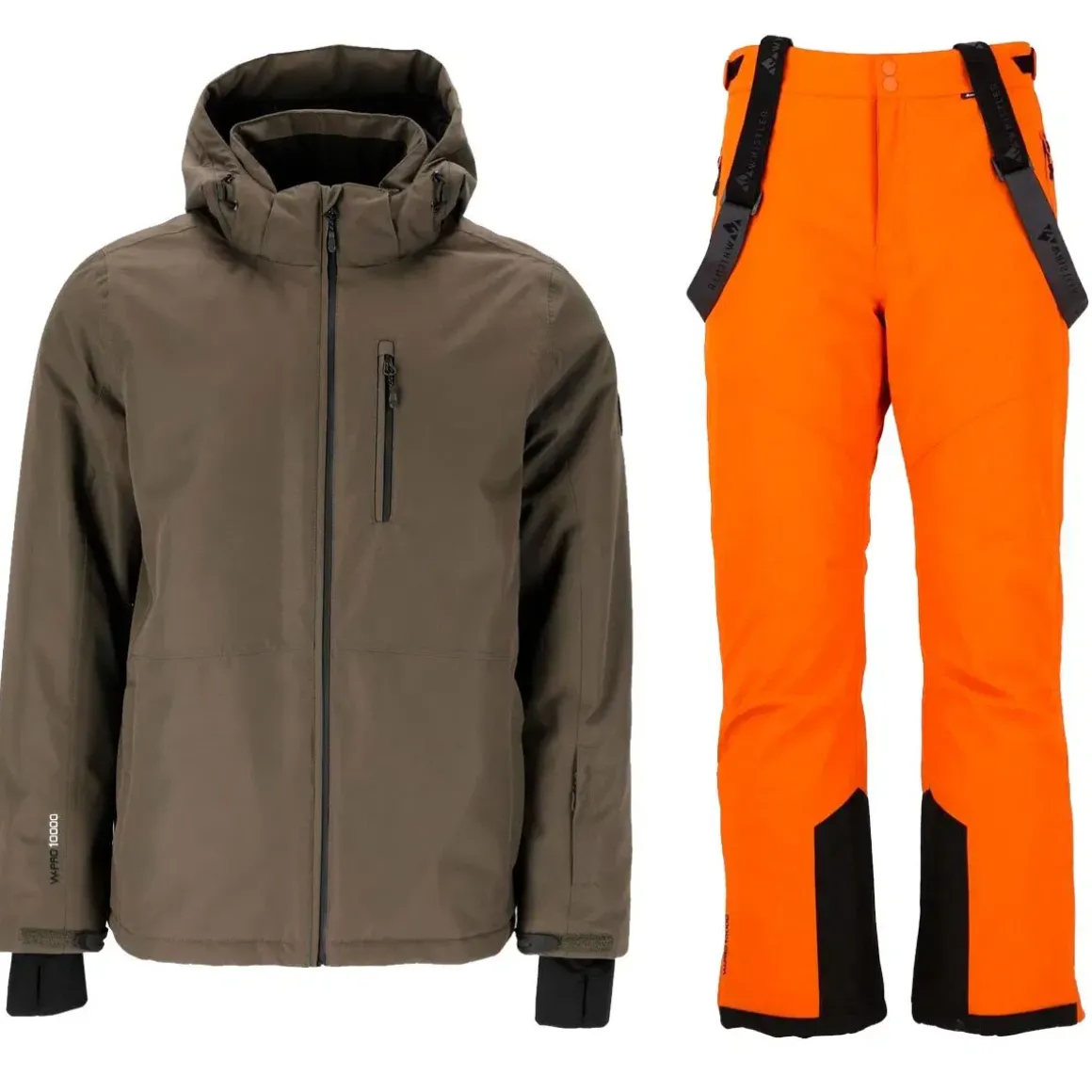 Whistler Drizzle W-Pro 10.000 Skisæt Herre, black ink