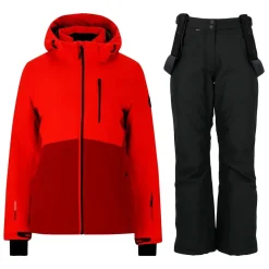 Whistler Drizzle W-Pro 10.000 Skisæt Dame, red alert