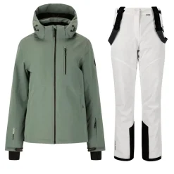 Whistler Drizzle W-Pro 10.000 Skisæt Dame, balsam green