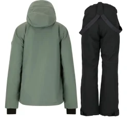 Whistler Drizzle W-Pro 10.000 Skisæt Dame, balsam green