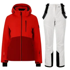 Whistler Drizzle W-Pro 10.000 Skisæt Dame, red alert