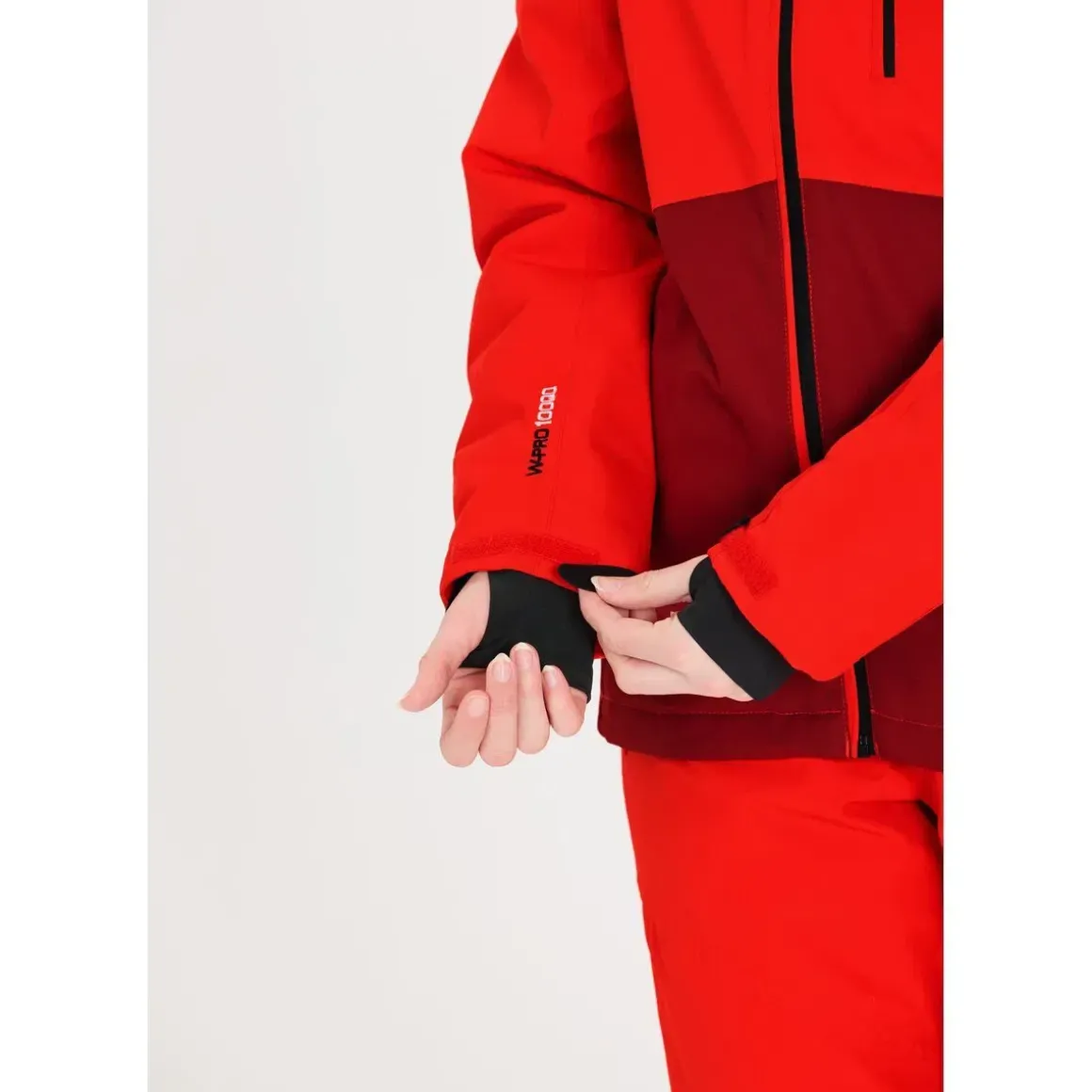 Whistler Drizzle W-Pro 10.000 Skisæt Dame, red alert