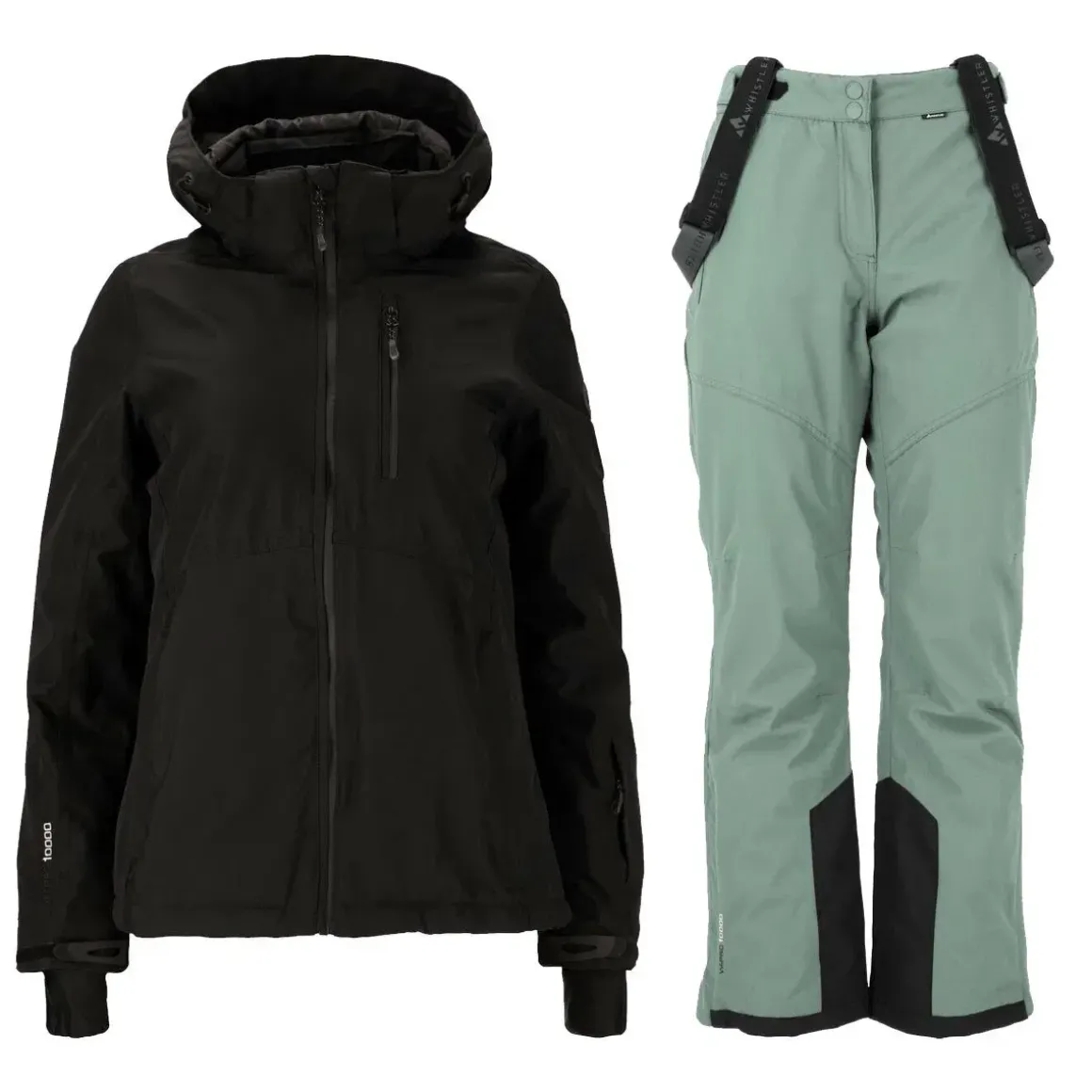 Whistler Drizzle W-Pro 10.000 Skisæt Dame, black