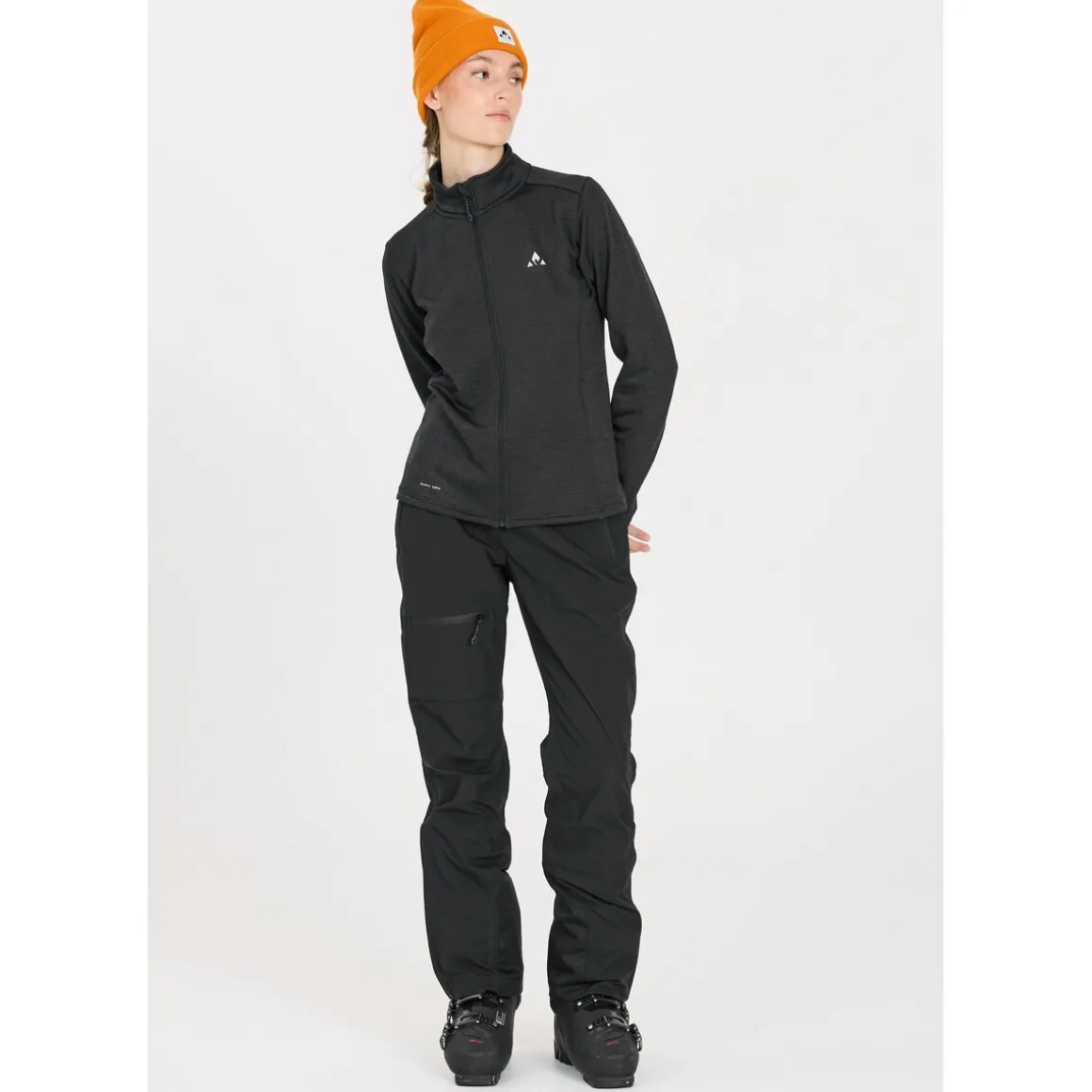 Whistler Juice Waffle Full-Zipper Midlayer Dame