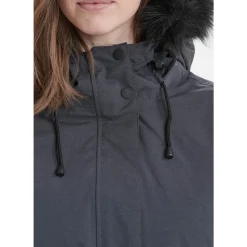 Whistler Nala Melange Parka Vinterjakke Dame, black