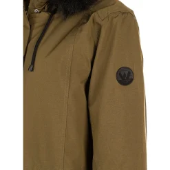 Whistler Nala Melange Parka Vinterjakke Dame, olive