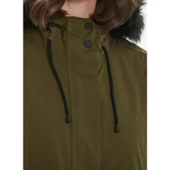 Whistler Nala Melange Parka Vinterjakke Dame, olive