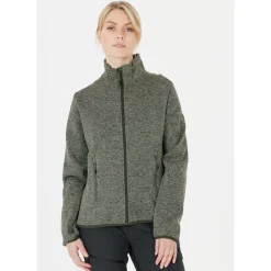 Whistler Samani Fleecetrøje Dame, grøn